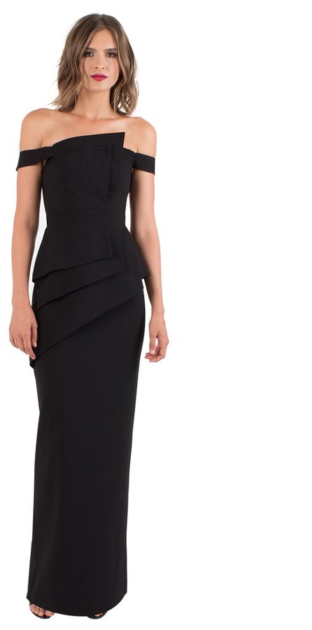 Black Halo La Reina Gown - ShopStyle Evening Dresses