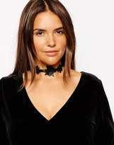Thumbnail for your product : ASOS CURVE Flower Choker Necklace