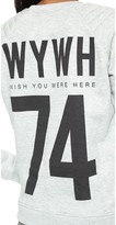 Thumbnail for your product : Zoe Karssen Wish You Were Here Sweatshirt