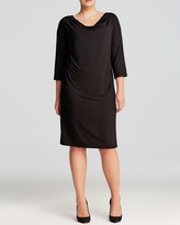Thumbnail for your product : Eileen Fisher Plus Drape Neck Shift