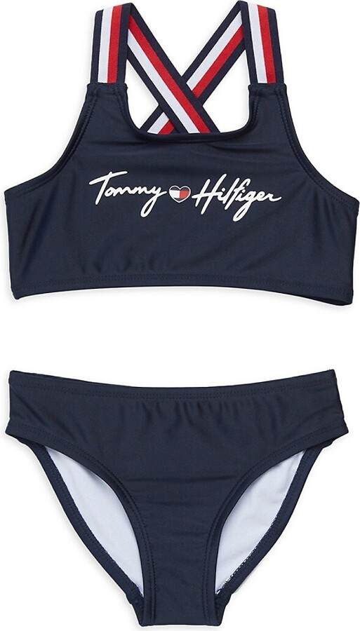 Tommy Hilfiger Little Girl's 2-Piece Global Bikini Set - ShopStyle