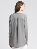 Thumbnail for your product : Banana Republic Draped-Back Vee Pullover