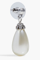 Thumbnail for your product : Ben-Amun Silver-tone, faux pearl and crystal earrings