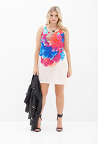 Thumbnail for your product : Forever 21 FOREVER 21+ Watercolor Floral Shift Dress