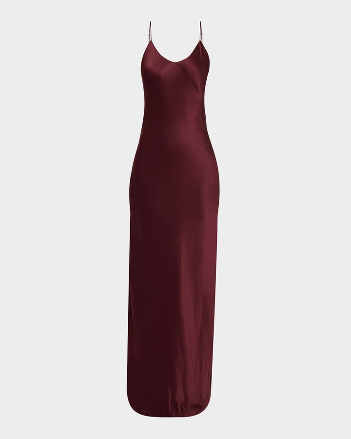 Silk Satin Slip Gown