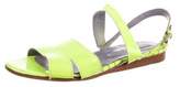 Thumbnail for your product : Opening Ceremony Patent Leather Slingback Sandals