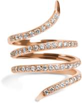 Thumbnail for your product : Aurate Diamond Snake Ring with White Diamonds