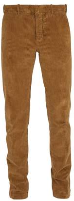 Incotex Slim Leg Corduroy Trousers - Mens - Beige