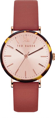 Ted Baker Phylipa 37 mm Women's Burgundy Leather Watch BKPPHF914