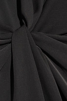 Thumbnail for your product : Maison Margiela Twist-front Crepe Dress - Black