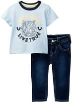 Thumbnail for your product : True Religion Wild Tiger Tee & Jeans 2-Piece Set (Baby Boys)