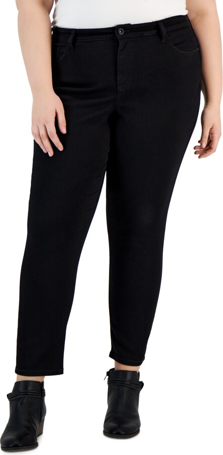 Style Co. Style Co Plus Size Mid Rise Curvy Skinny Jeans Created for Macy s ShopStyle