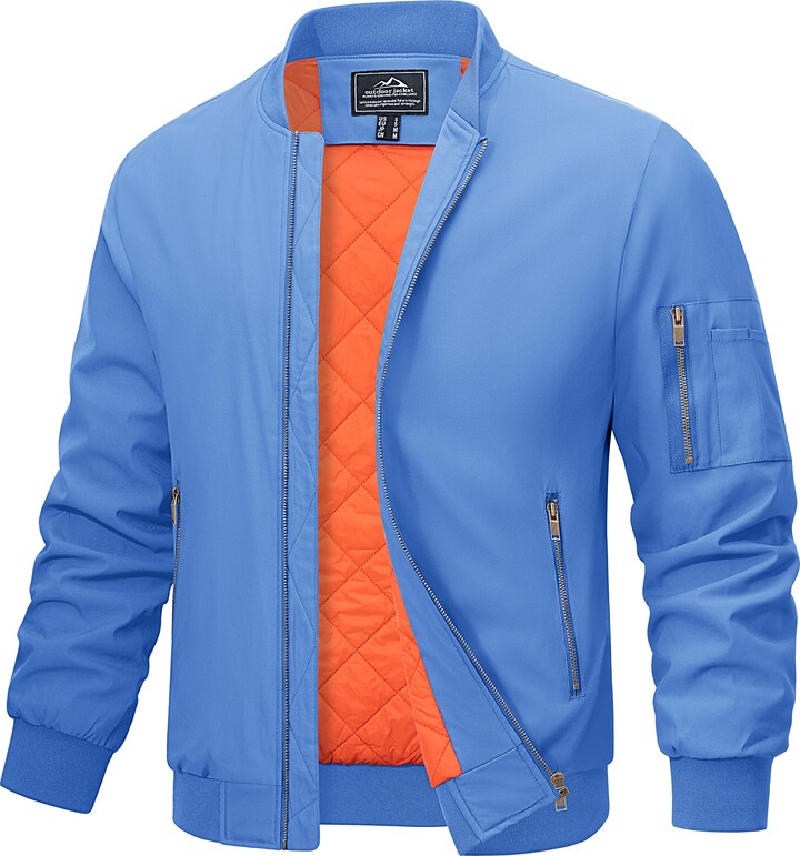 Men's Bomber Jackets Winter Bomber Jacket Casual Windproof