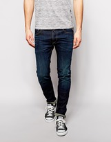 Thumbnail for your product : Religion Replay Jeans Jondrill Skinny Fit Stretch Dark Resin Wash