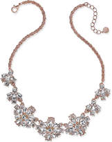 Thumbnail for your product : Charter Club Rose Gold-Tone Floral Crystal Necklace, Created for Macy's