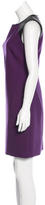 Thumbnail for your product : Jason Wu Leather-Trimmed Sheath Dress