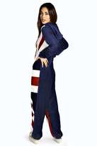 Thumbnail for your product : boohoo Fiona Flag Onesie