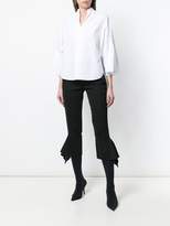 Thumbnail for your product : Neil Barrett asymmetric cuffs cropped trousers