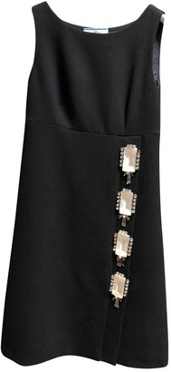 Prada Black Wool Dress for Women