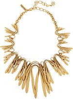 Thumbnail for your product : Oscar de la Renta Gold-plated necklace