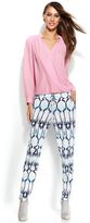 Thumbnail for your product : INC International Concepts Petite Printed Tapered-Leg Soft Pants