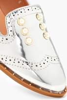 Thumbnail for your product : boohoo Julia Pearl & Stud Trim Loafer