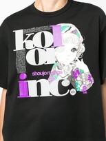 Thumbnail for your product : Kolor graphic logo-print T-shirt