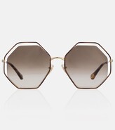 Thumbnail for your product : Chloé Poppy oversized sunglasses