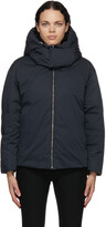 Thumbnail for your product : Ambush Navy & White Reversible Down Hooded Jacket