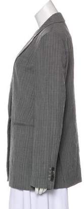Michael Kors Wool Pinstripe Blazer