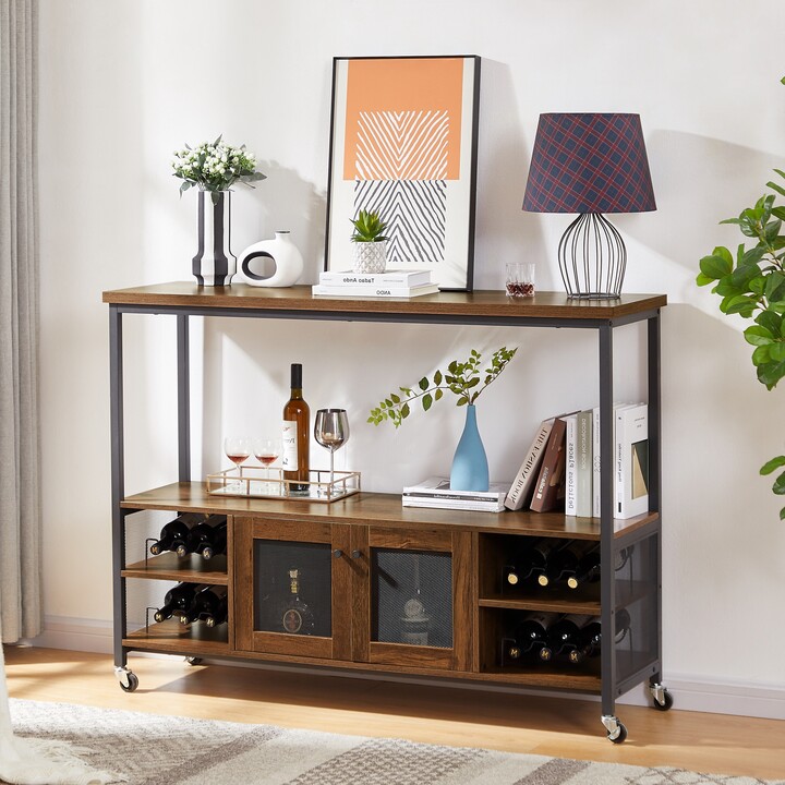 https://img.shopstyle-cdn.com/sim/fc/e2/fce2cdc575e20ec7055f232bc9c61433_best/calnod-classic-rustic-tv-stand-with-metal-frame-open-shelves-tv-cabinet-with-mesh-cabinets-double-doors-ample-storage-compartment.jpg