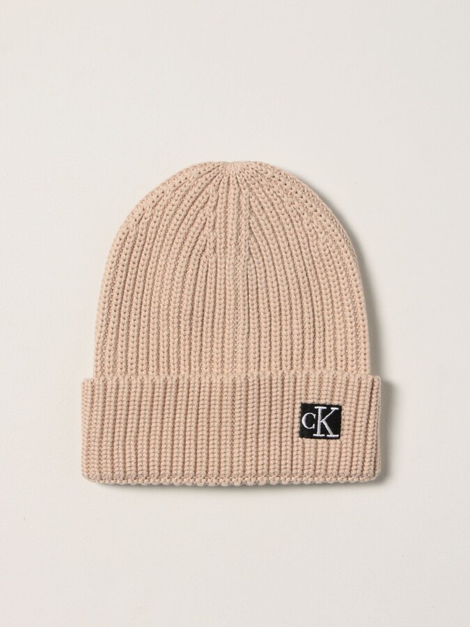 Calvin Klein ribbed beanie hat - ShopStyle Kids' Clothes