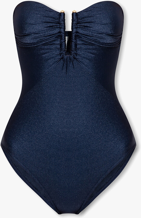 Zimmermann Onepiece Swimsuit Navy Blue ShopStyle
