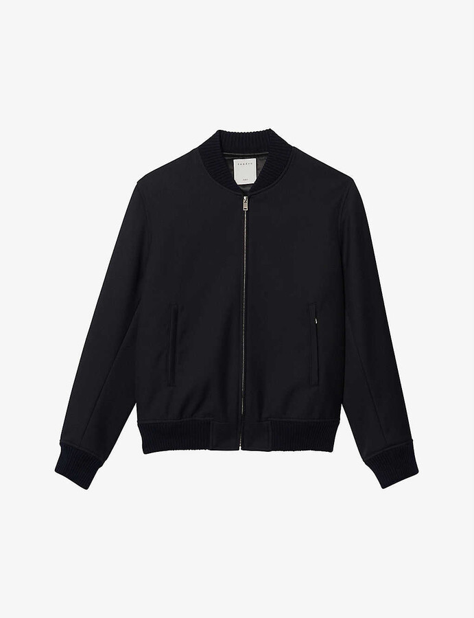 Sandro Navy Jacket | Shop the world's largest collection of 