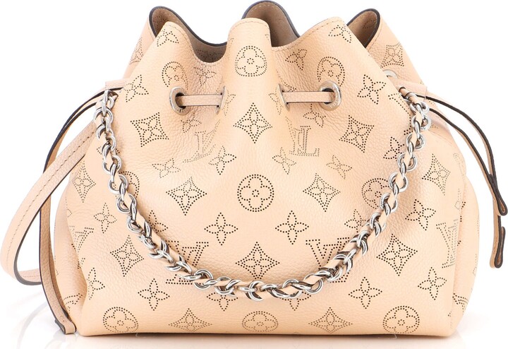 Louis Vuitton Monogram Mahina Bella Galet Bucket w/ Pouch - Grey Bucket Bags,  Handbags - LOU758922