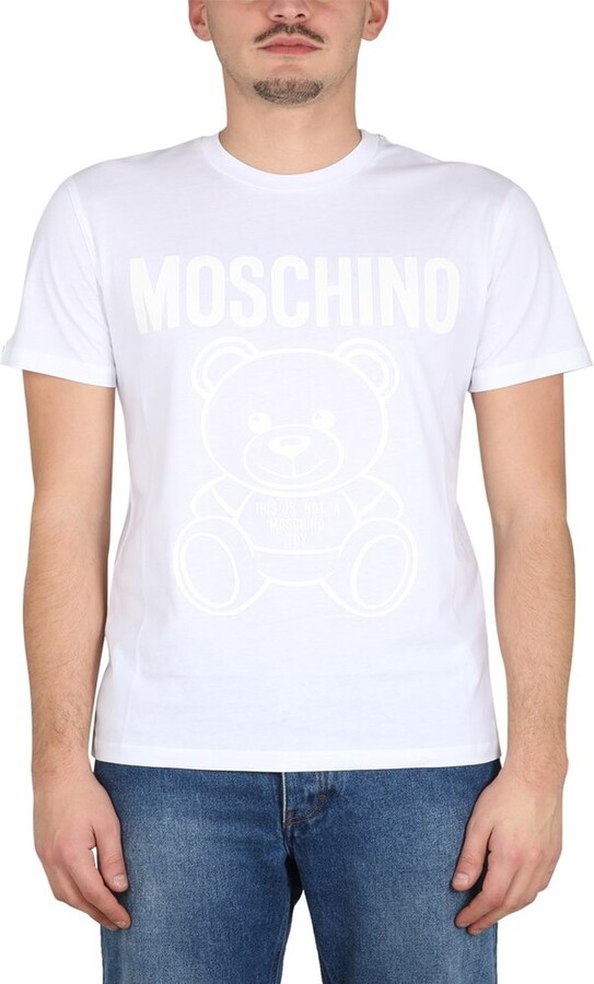 Moschino Logo Detailed Crewneck T-Shirt