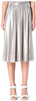 Thumbnail for your product : Whistles Daisy foil midi skirt