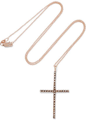 Ileana Makri 18-karat Rose Gold Diamond Necklace - one size