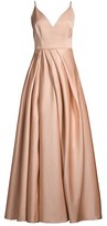 Thumbnail for your product : Flor Et. Al Beata V-Neck Pleated Gown