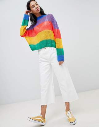 Lazy Oaf Rainbow Knitted Sweater