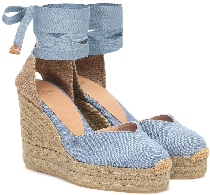 denim wedge espadrilles