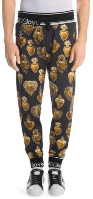 Dolce & Gabbana Sacred Heart Sweatpants