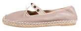 Thumbnail for your product : Valentino Leather Rockstud Espadrilles