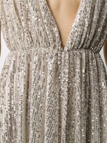 Thumbnail for your product : Amen Sequinned Plunge Gown