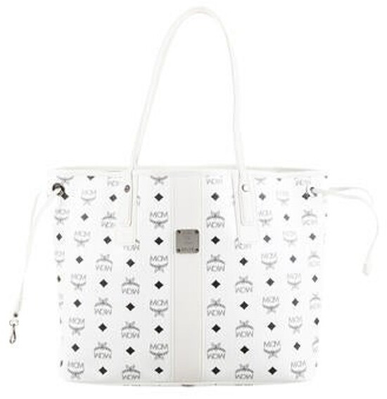 mcm tote white