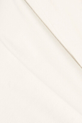 The Row Stratton Stretch Cotton-blend Leggings - White