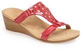 Thumbnail for your product : Orthaheel Vionic with 'Maggie' Geometric Cutout Wedge Sandal
