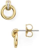 Thumbnail for your product : Nadri Door Knocker Stud Earrings