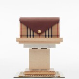 Thumbnail for your product : Burberry Vintage Check and Leather Continental Wallet
