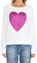 Thumbnail for your product : Wildfox Couture x REVOLVE Sparkle Heart Sweater